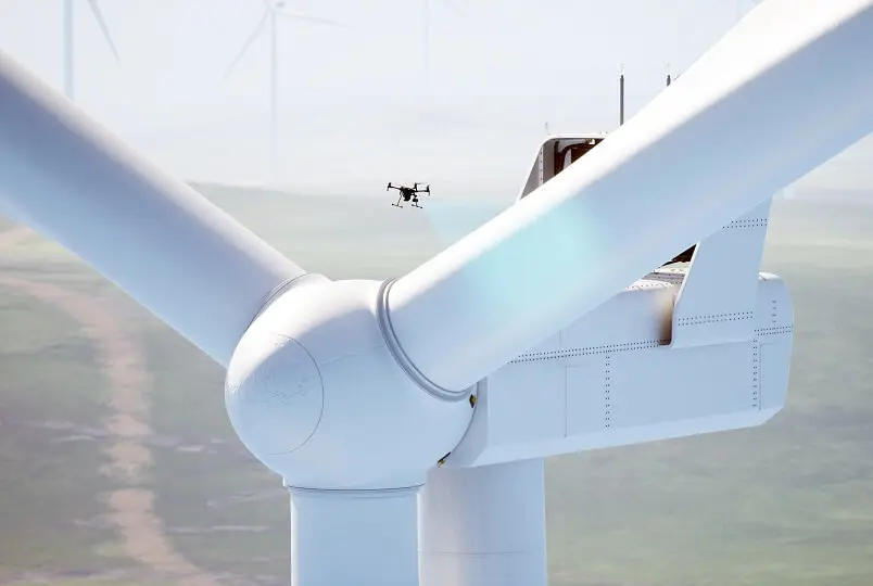 Drone-Based Inspections for Wind Power and Lightning Protection Systems 