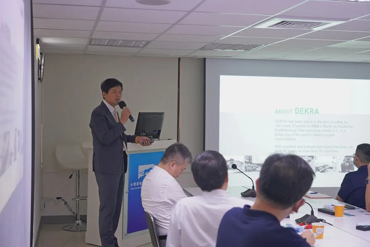DEKRA Invited to Give a Speech on 5G & IoV Testing Solutions in Cloud Computing & IoT Association in Taiwan