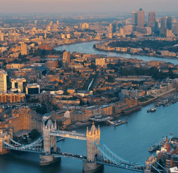London aerial view