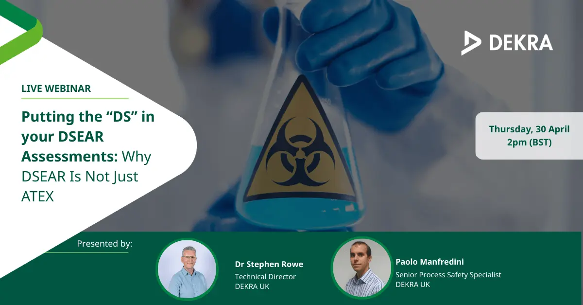 Putting the “DS” in Your DSEAR Assessments