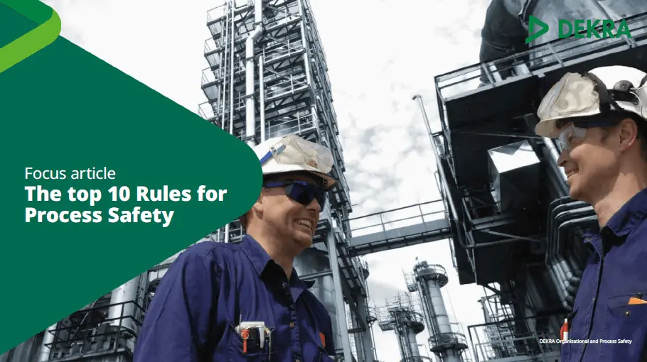 The top 10 Rules for Process Safety