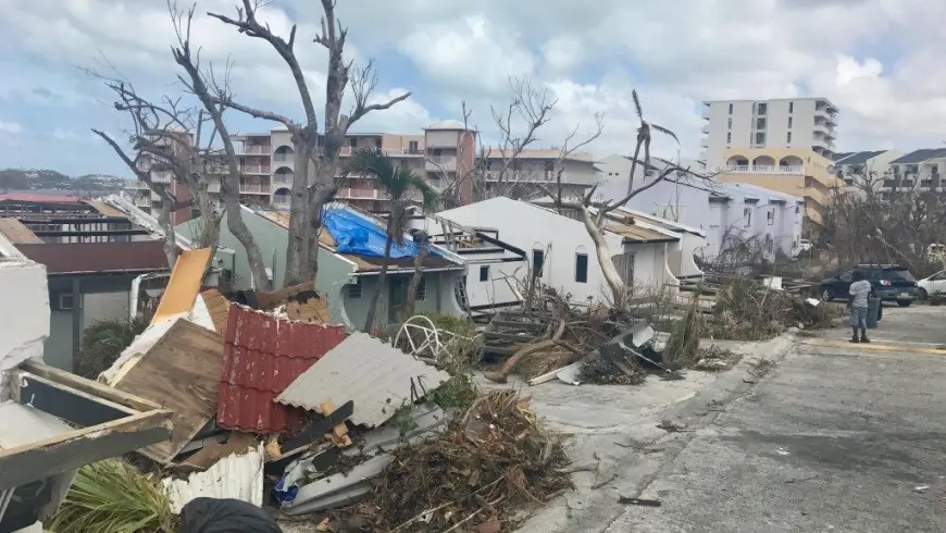 neighborhood after hurrican