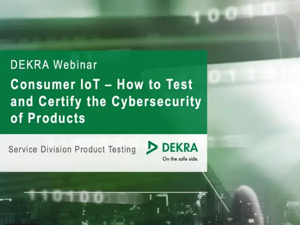Consumer Internet of Things Webinar