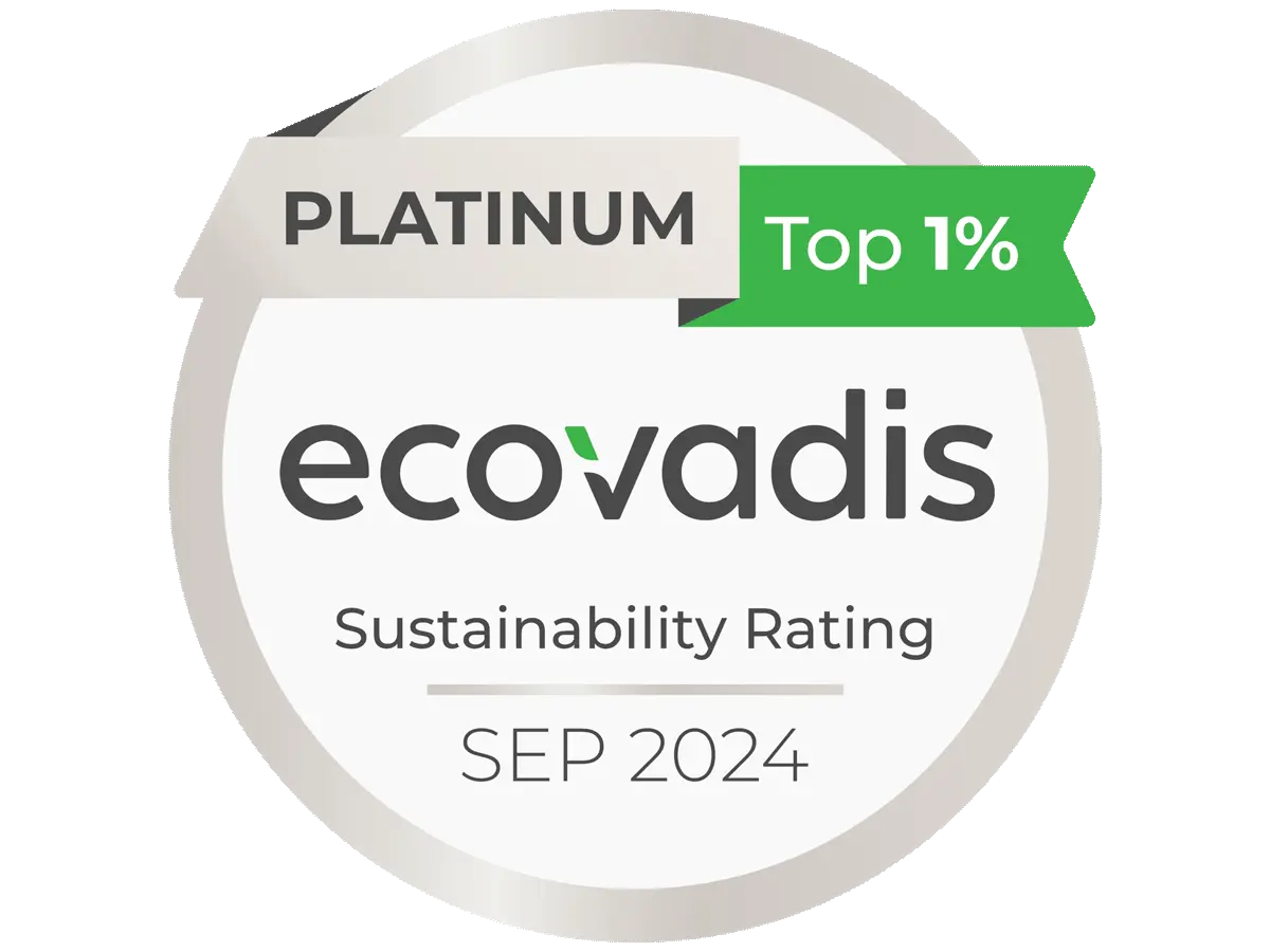 EcoVadis Platinum Medal 2024