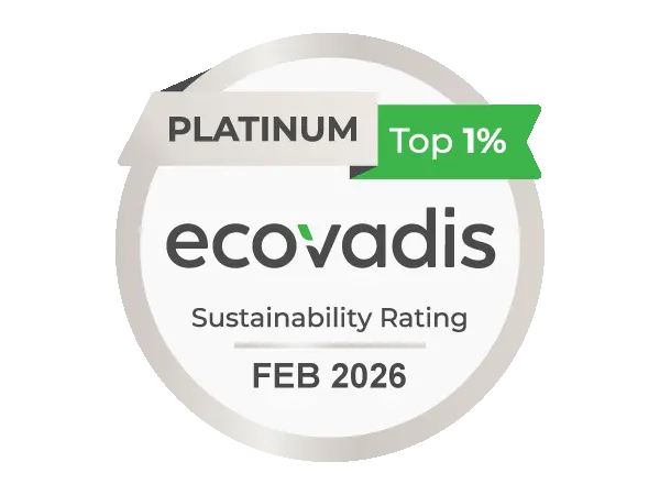 EcoVadis Platinum Medal 2026