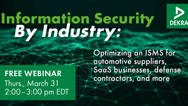 Information Security By Industry