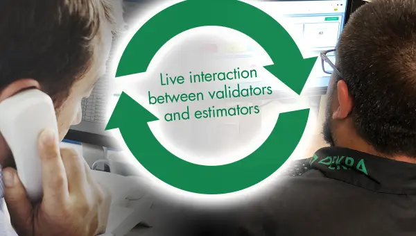 iQC offers live interactions between validators, technicians, and estimators iQC offers live interactions between validators, technicians, and estimators
