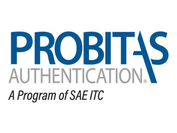 Certified by Probitas Authentication