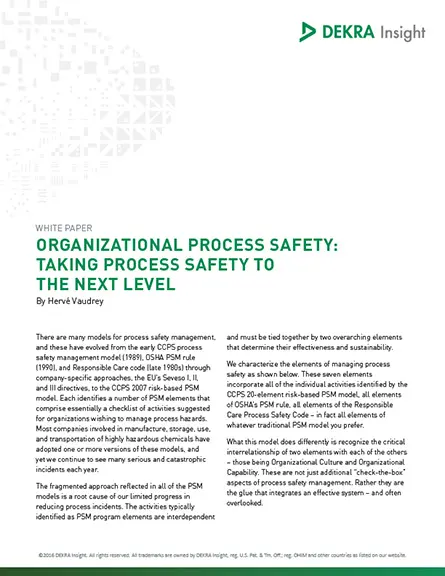 Process Safety Data