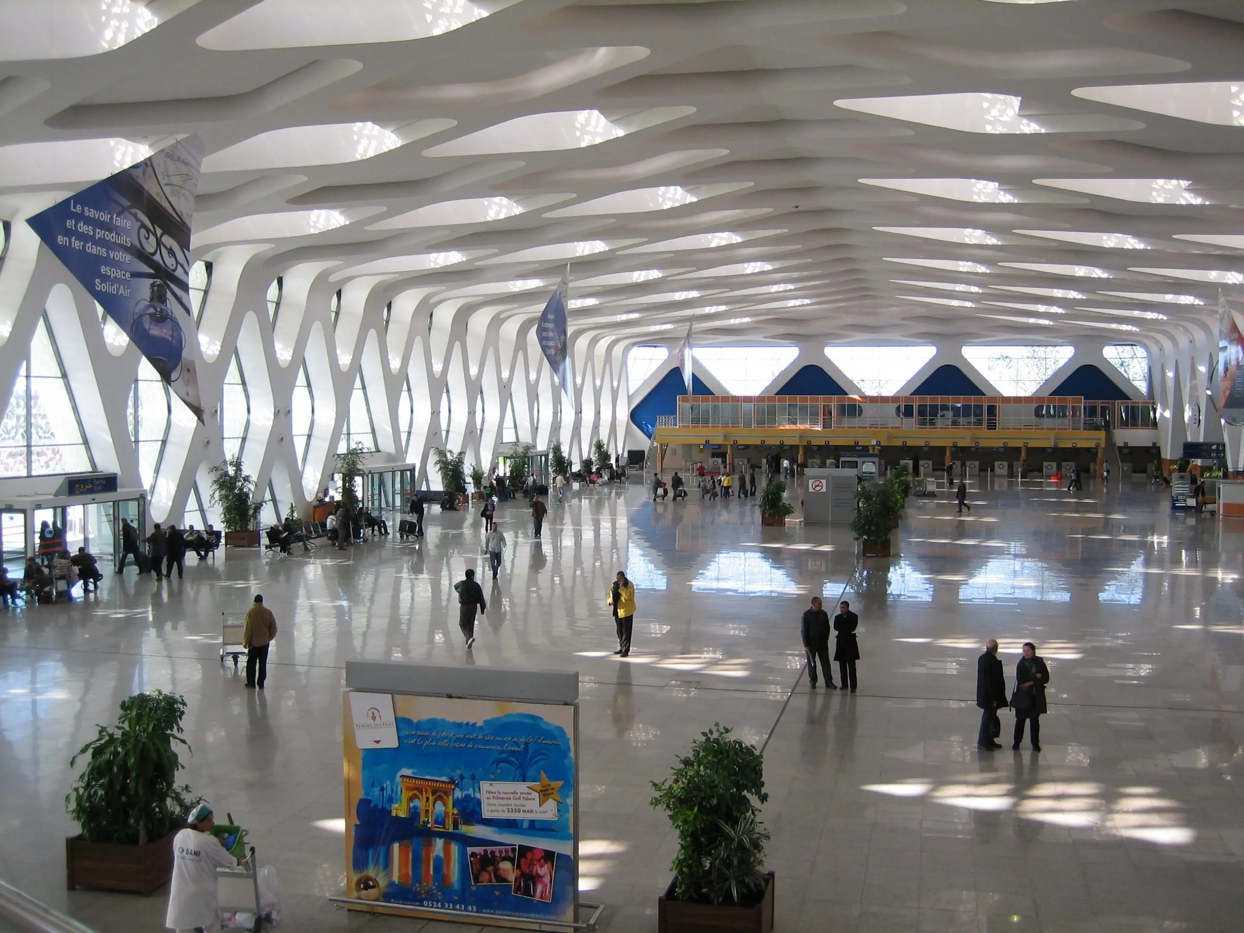 Aérogare de Marrakech Hall du T1 Aérogare de Marrakech Hall du T1