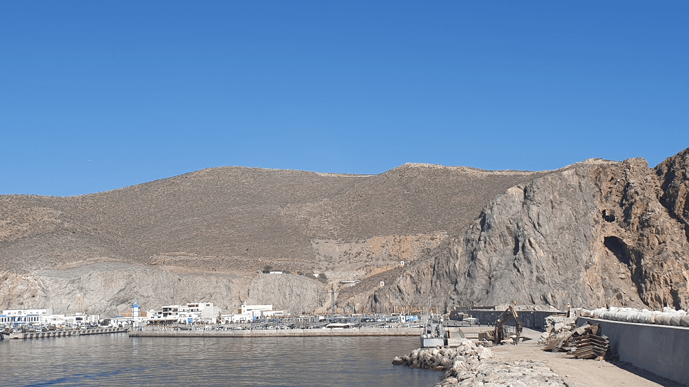 Confortement de la falaise Adjacente à la zone de plaisance : ANP NADOR