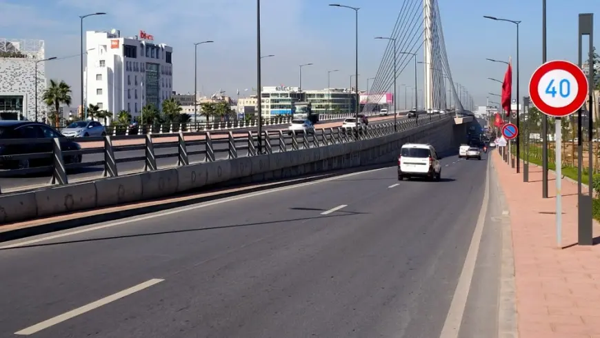 Pont à haubans au niveau de la route de l’Aéroport Mohammed V – SEPROB